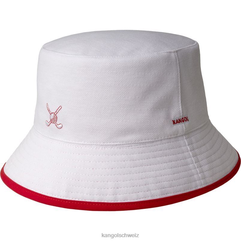 Golf-Wendeeimer Kangol Zubehör XL4T0469 unisex weiß Rot