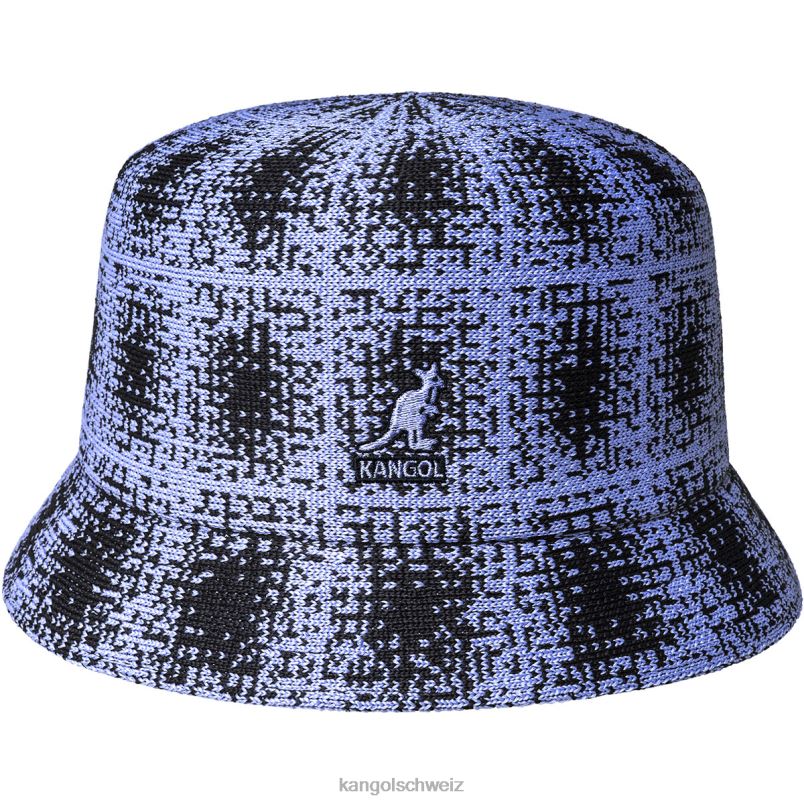 Grunge-Plaid-Mülleimer Kangol Zubehör XL4T0656 unisex Deep Springs/Eisflieder