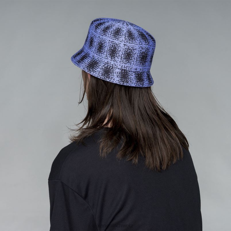 Grunge-Plaid-Mülleimer Kangol Zubehör XL4T0656 unisex Deep Springs/Eisflieder