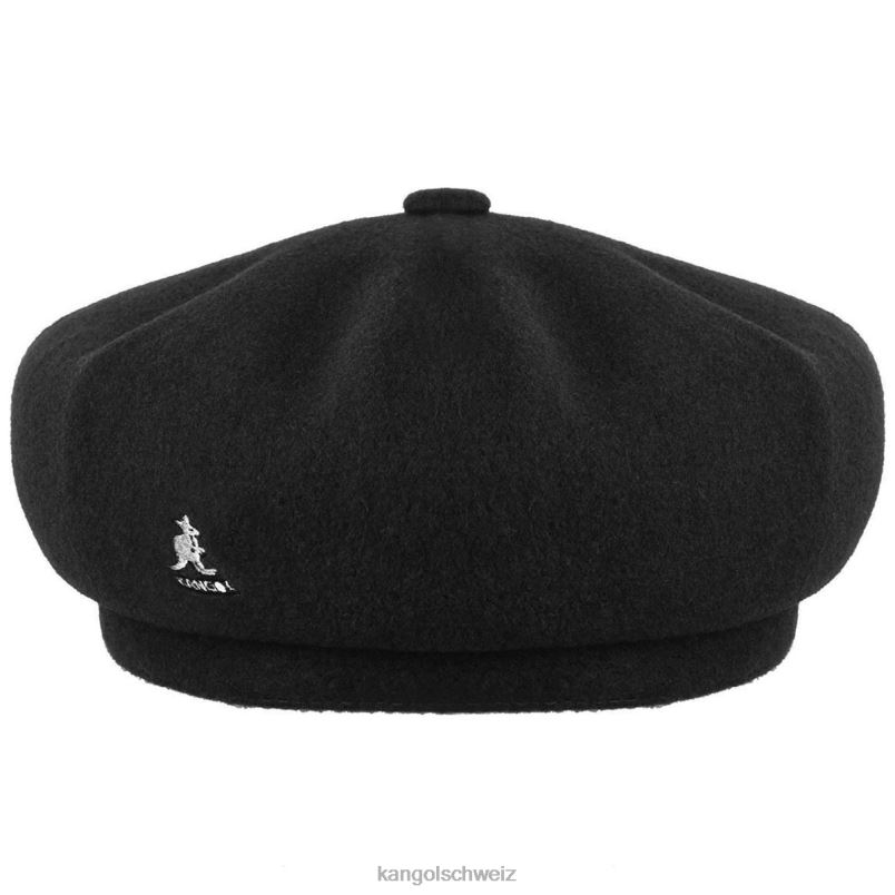 Jax-Baskenmütze aus Wolle Kangol Zubehör XL4T0436 unisex Schwarz