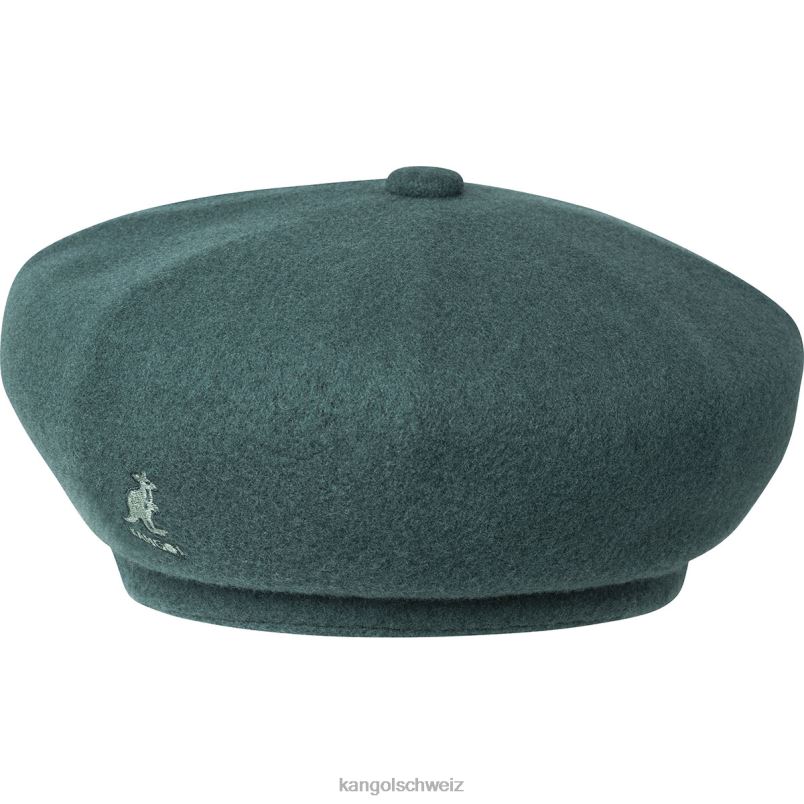 Jax-Baskenmütze aus Wolle Kangol Zubehör XL4T0439 unisex dunkle Flechte