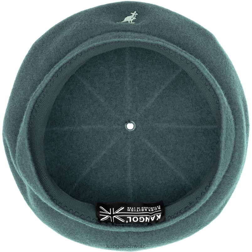 Jax-Baskenmütze aus Wolle Kangol Zubehör XL4T0439 unisex dunkle Flechte