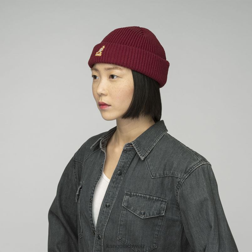 Kardinal 2-Wege-Mütze Kangol Zubehör XL4T0867 unisex roter Samt