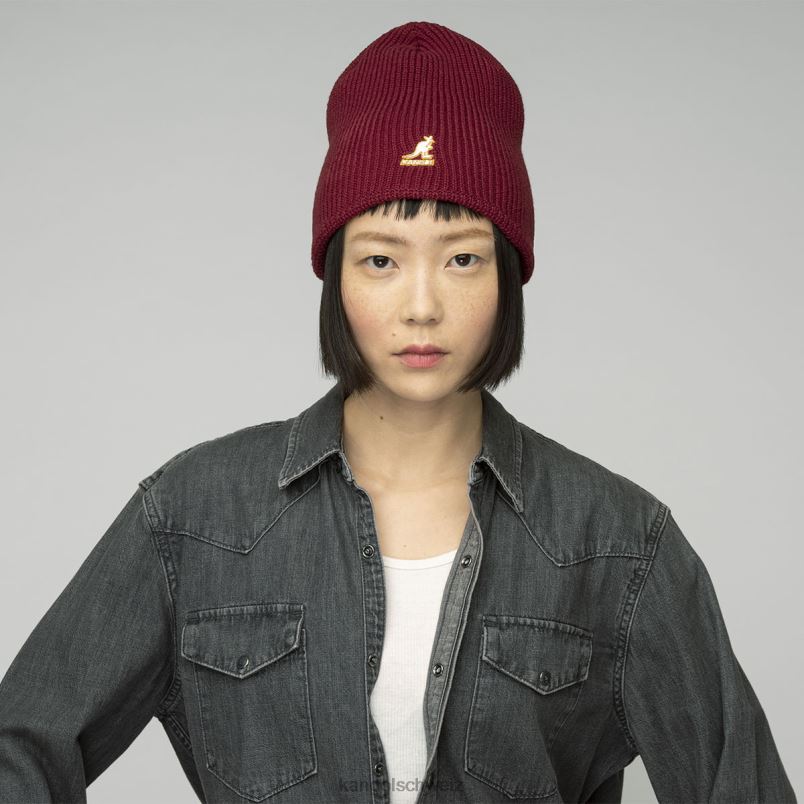 Kardinal 2-Wege-Mütze Kangol Zubehör XL4T0867 unisex roter Samt