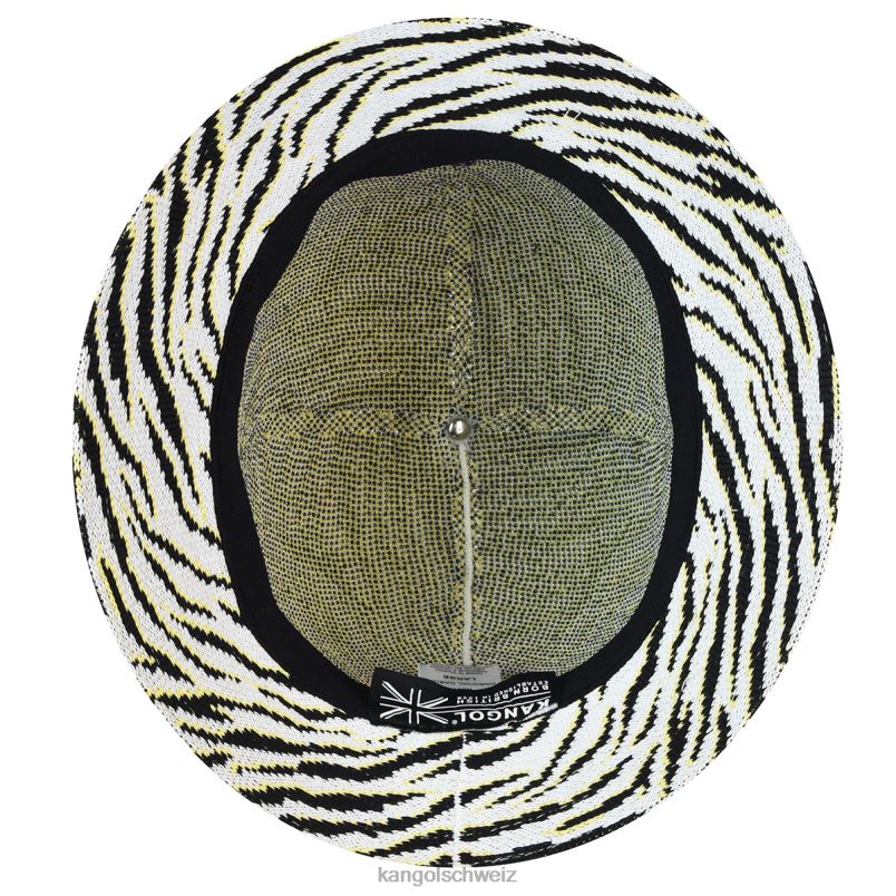 Karneval lässig Kangol Zubehör XL4T0574 unisex weißes Zebra