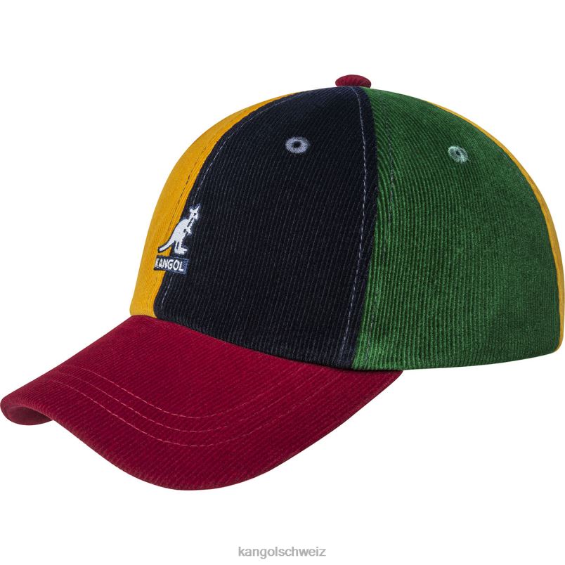 Kontrast-Pops-Baseball Kangol Zubehör XL4T0367 unisex rot multi