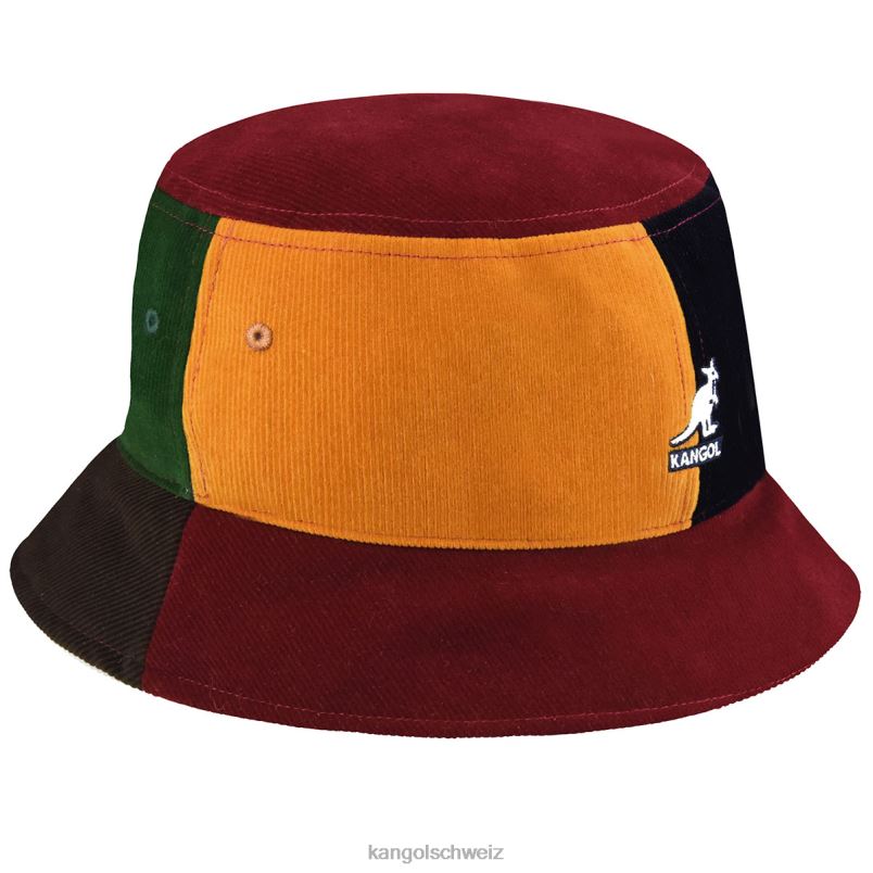 Kontrast-Pops-Eimer Kangol Zubehör XL4T0551 unisex rot multi