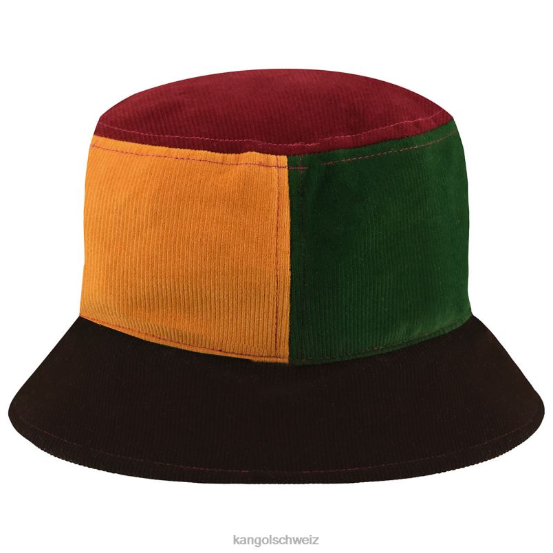 Kontrast-Pops-Eimer Kangol Zubehör XL4T0551 unisex rot multi