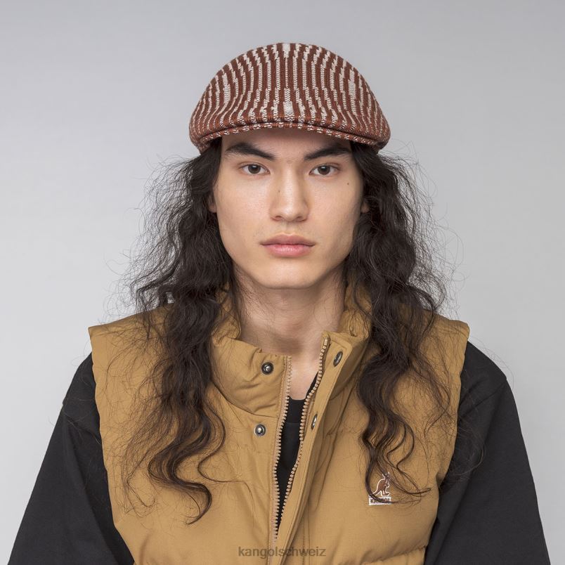 Konturwelle 507 Kangol Zubehör XL4T0208 unisex Mahagoni/Creme