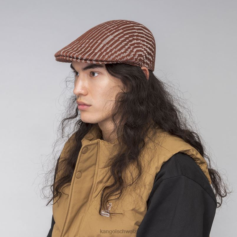 Konturwelle 507 Kangol Zubehör XL4T0208 unisex Mahagoni/Creme