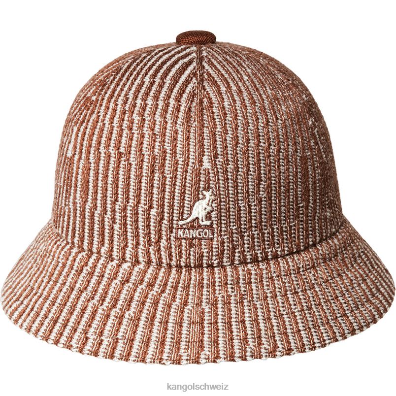 Konturwelle lässig Kangol Zubehör XL4T0560 unisex Mahagoni/Creme