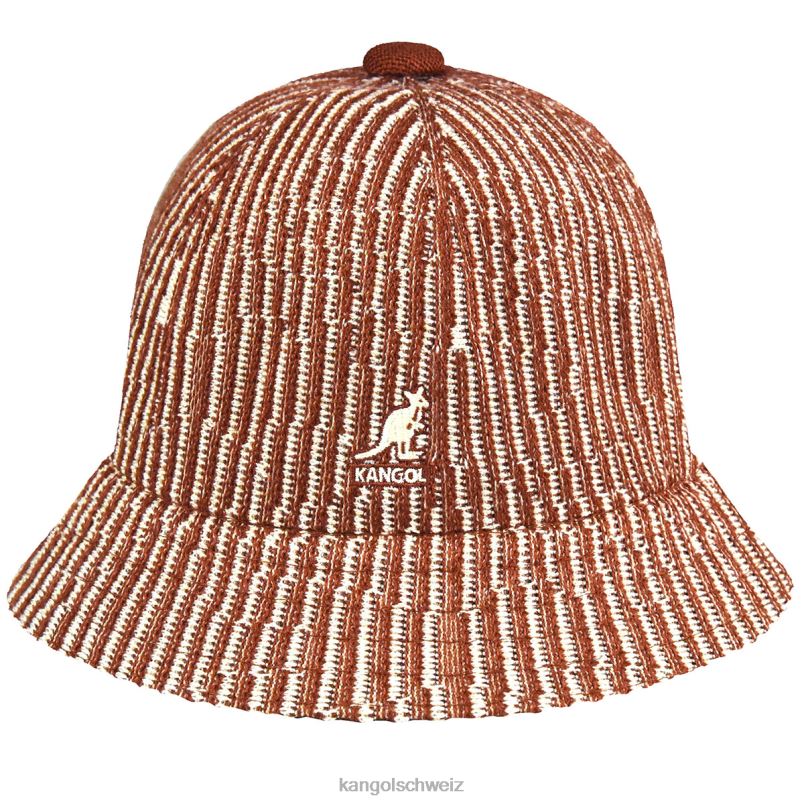 Konturwelle lässig Kangol Zubehör XL4T0560 unisex Mahagoni/Creme