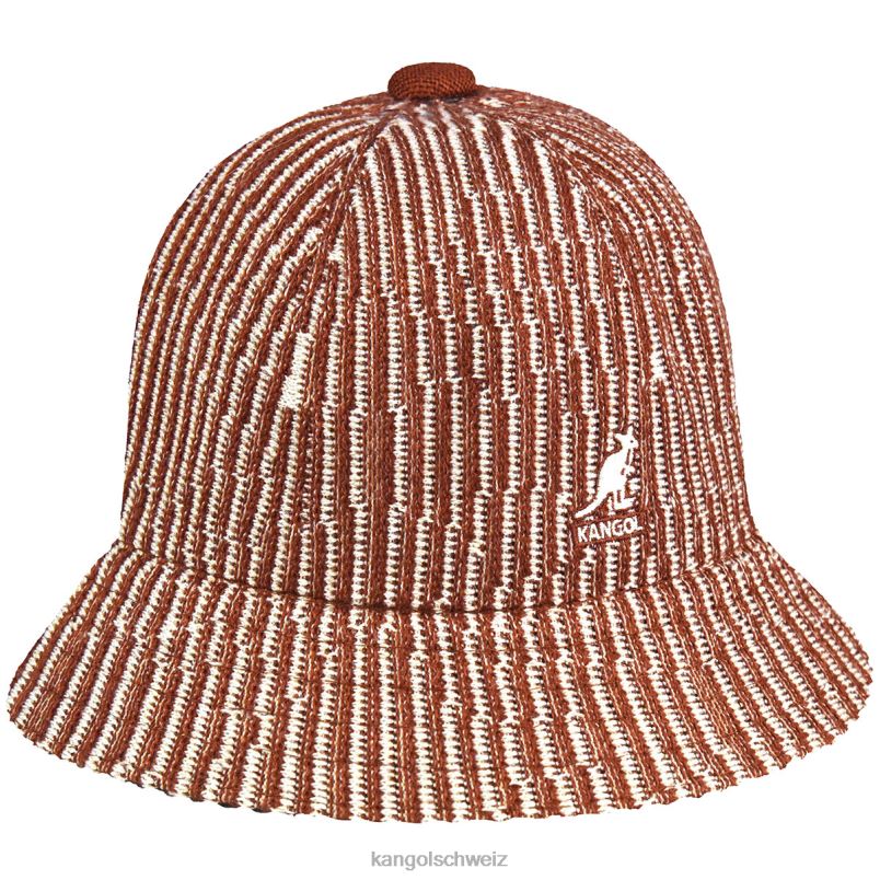 Konturwelle lässig Kangol Zubehör XL4T0560 unisex Mahagoni/Creme