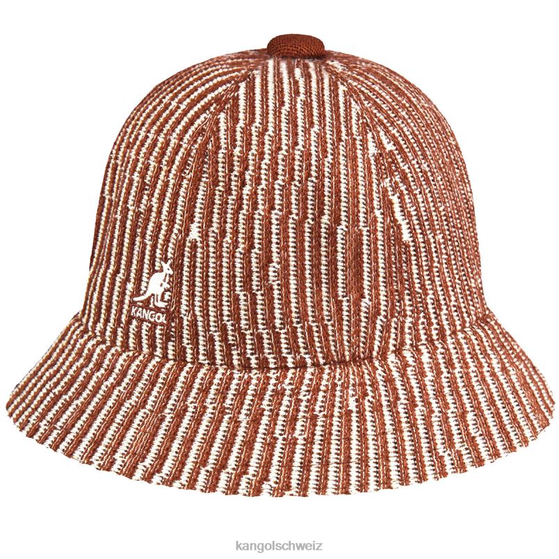 Konturwelle lässig Kangol Zubehör XL4T0560 unisex Mahagoni/Creme