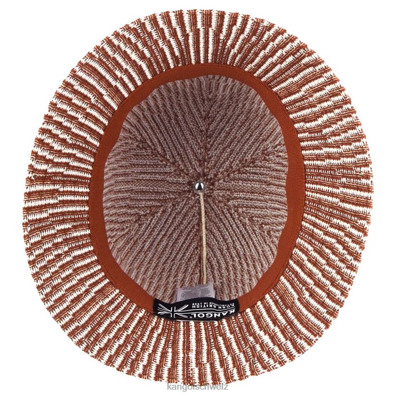 Konturwelle lässig Kangol Zubehör XL4T0560 unisex Mahagoni/Creme