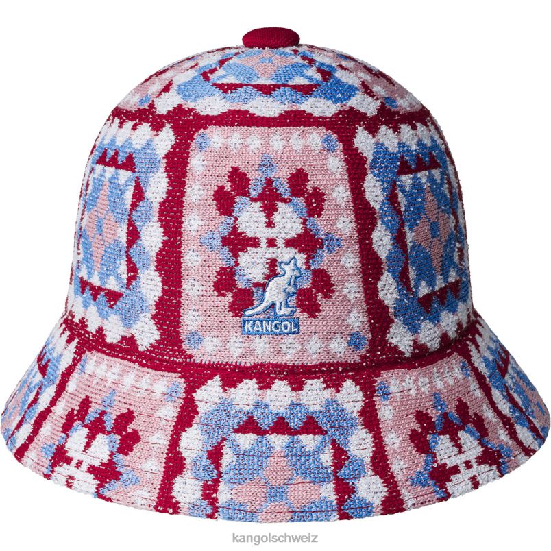 Kunsthandwerk lässig Kangol Zubehör XL4T0490 unisex scharlachrot multi