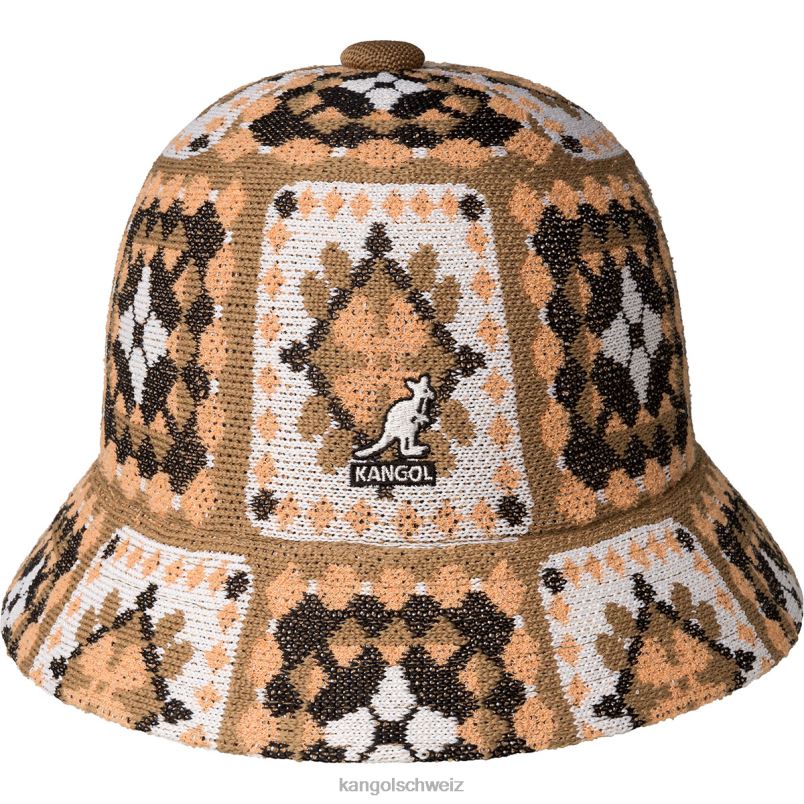 Kunsthandwerk lässig Kangol Zubehör XL4T0491 unisex tan multi
