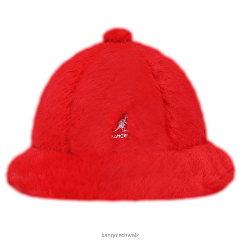 Kunstpelz lässig Kangol Zubehör XL4T0701 unisex Scharlach
