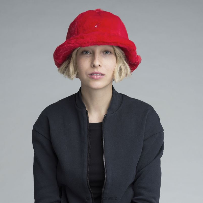 Kunstpelz lässig Kangol Zubehör XL4T0701 unisex Scharlach