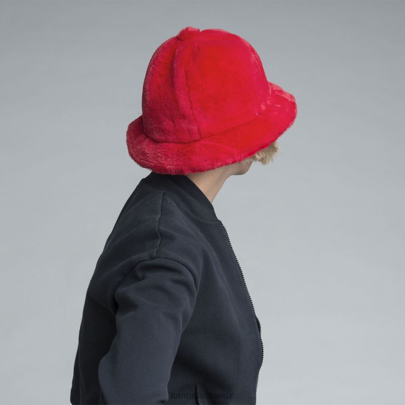 Kunstpelz lässig Kangol Zubehör XL4T0701 unisex Scharlach
