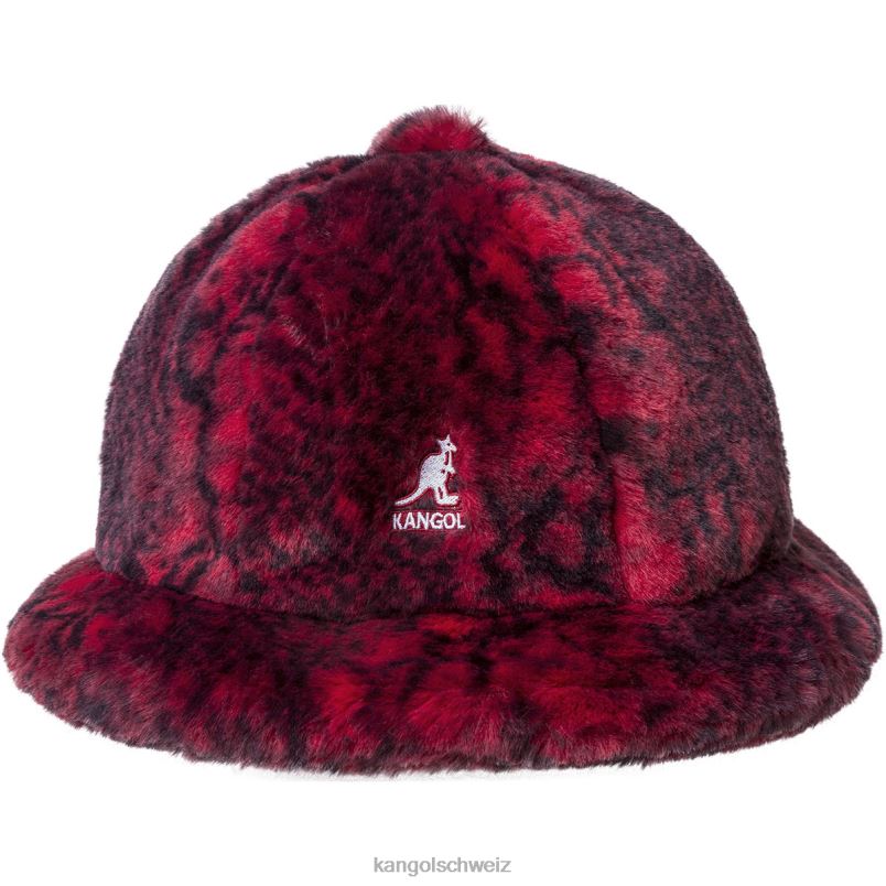 Kunstpelz lässig Kangol Zubehör XL4T0703 unisex rote Schlange