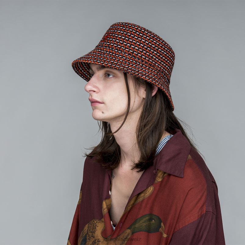 Labyrinth-Jacquard-Eimer Kangol Zubehör XL4T0661 unisex Schwarz