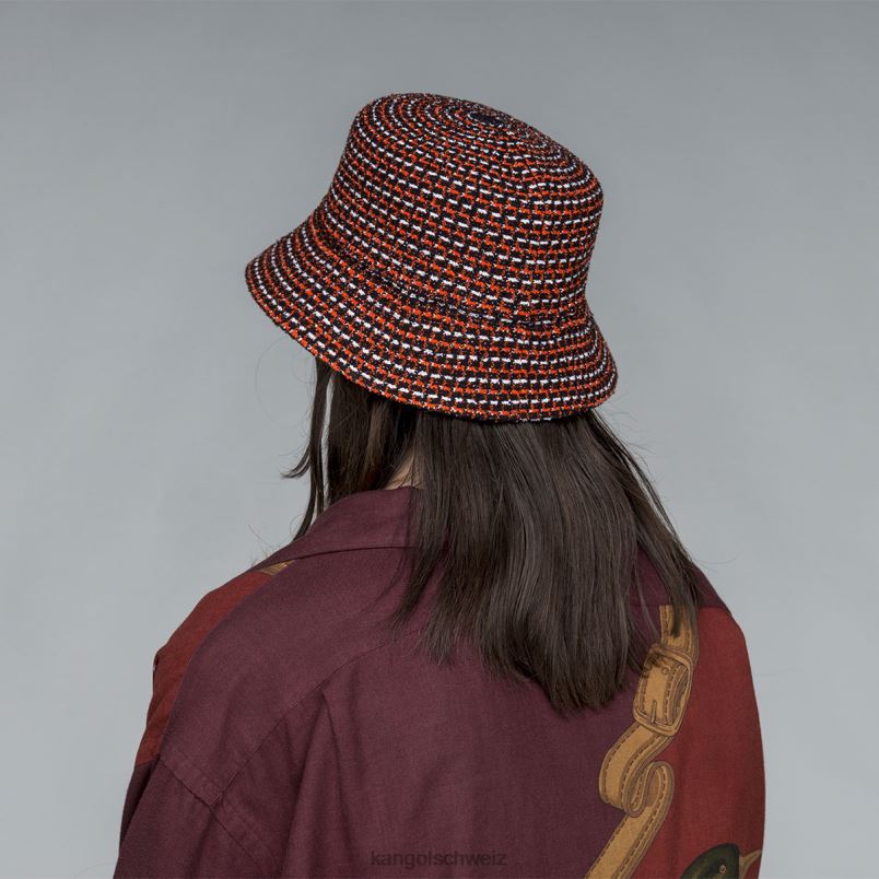 Labyrinth-Jacquard-Eimer Kangol Zubehör XL4T0661 unisex Schwarz