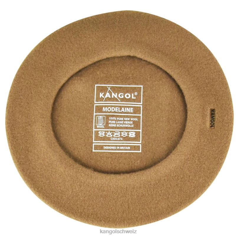 Modelaine-Baskenmütze Kangol Zubehör XL4T0443 unisex Kamel