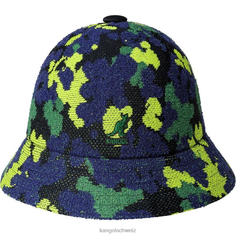 Natur-Camouflage lässig Kangol Zubehör XL4T0478 unisex schwarzes Tarnmuster