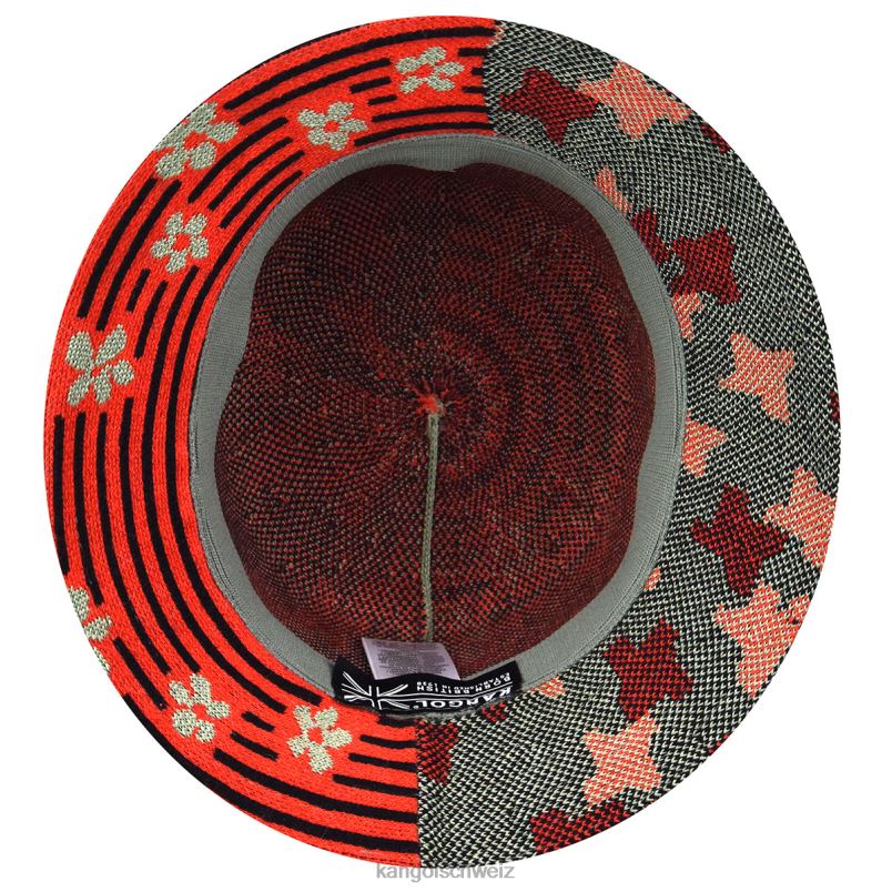 Naturflip Lahinch Kangol Zubehör XL4T0568 unisex Ölgrün/Kirschrot