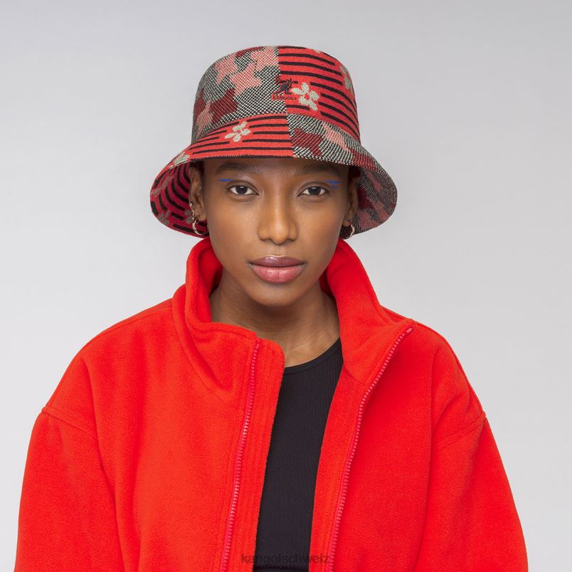 Naturflip Lahinch Kangol Zubehör XL4T0568 unisex Ölgrün/Kirschrot