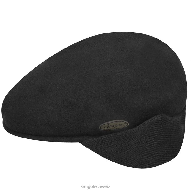 Ohrenklappe aus Wolle 504 Kangol Zubehör XL4T0148 unisex Schwarz