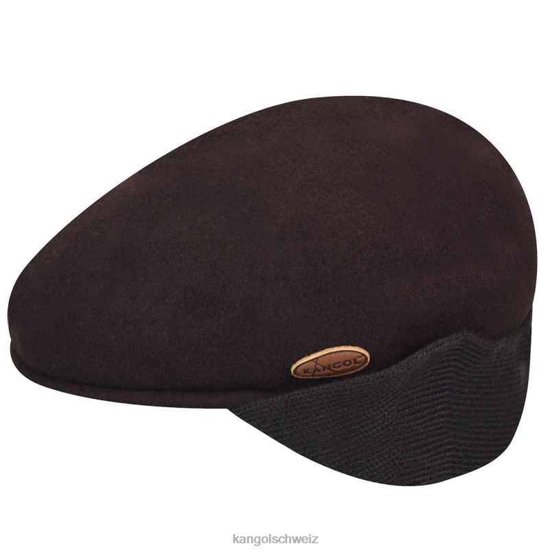 Ohrenklappe aus Wolle 504 Kangol Zubehör XL4T0150 unisex Espresso