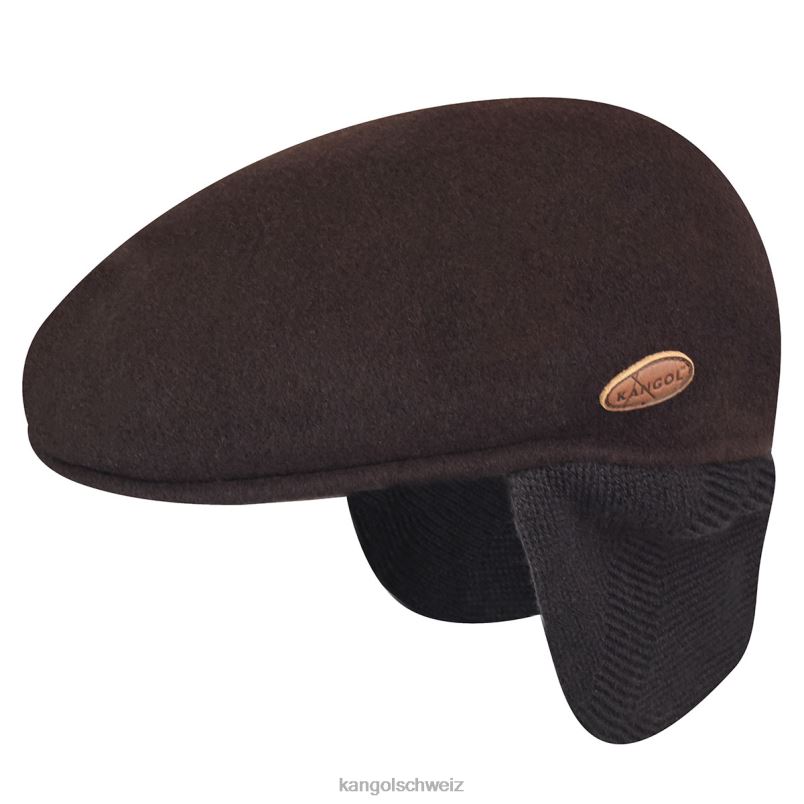 Ohrenklappe aus Wolle 504 Kangol Zubehör XL4T0150 unisex Espresso