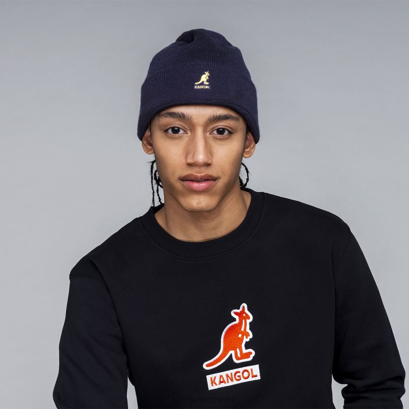 Rev-Beanie mit Rippstreifen Kangol Zubehör XL4T0809 unisex Schwarz