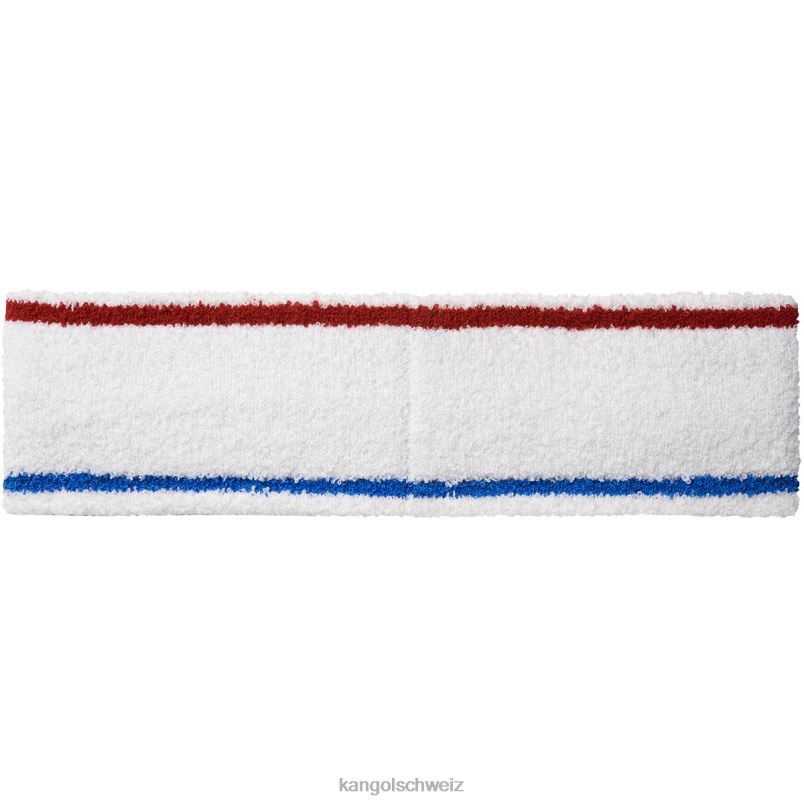 Stirnband mit Bermudastreifen Kangol Zubehör XL4T0908 unisex weiß/ciano