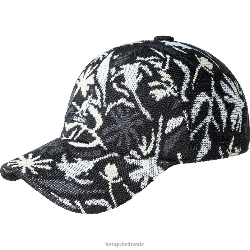 Straßen-Raumkappe mit Blumenmuster Kangol Zubehör XL4T0280 unisex schwarz geblümt