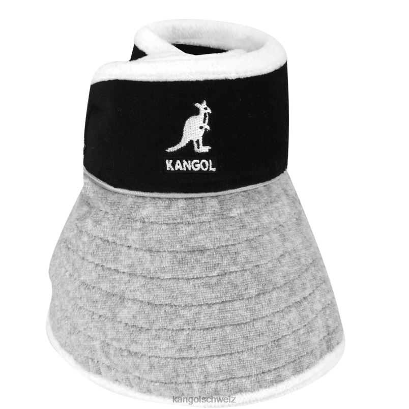 Strandseitiges Visier Kangol Zubehör XL4T0910 unisex grau schwarz