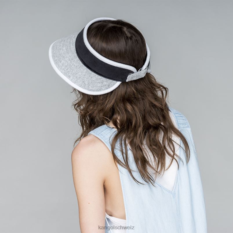 Strandseitiges Visier Kangol Zubehör XL4T0910 unisex grau schwarz