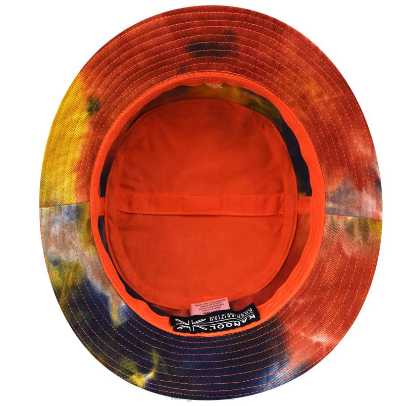 Tie-Dye-Eimer Kangol Zubehör XL4T0524 unisex goldene Palme