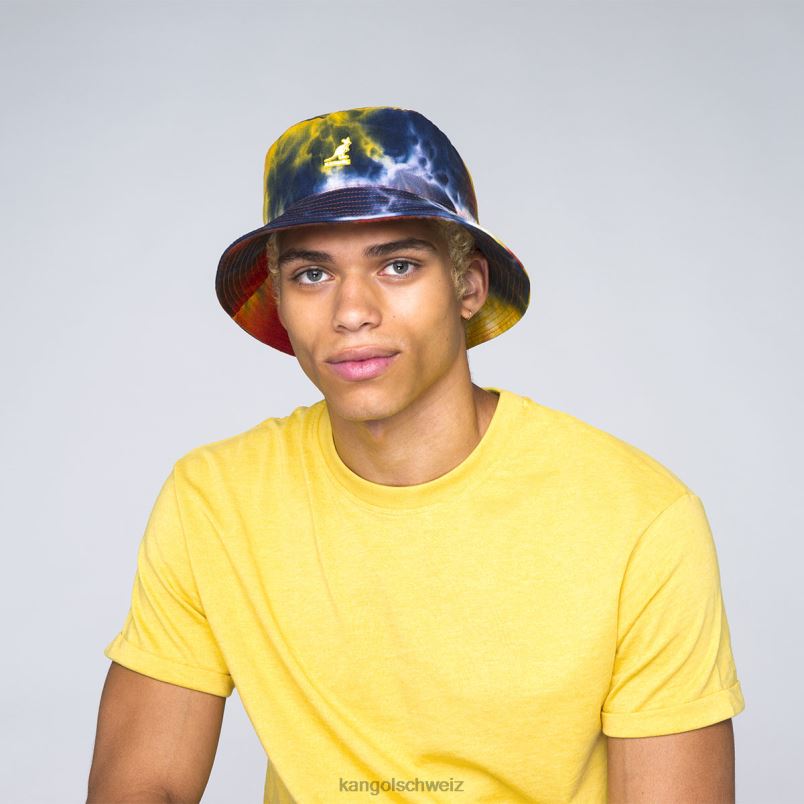 Tie-Dye-Eimer Kangol Zubehör XL4T0524 unisex goldene Palme