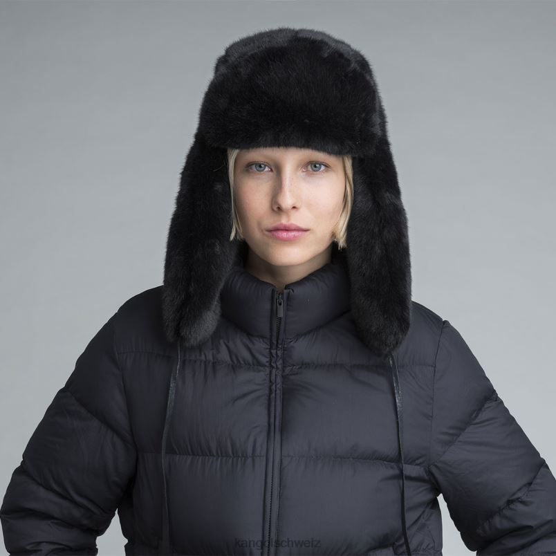 Trapper aus Kunstpelz Kangol Zubehör XL4T0861 unisex Schwarz