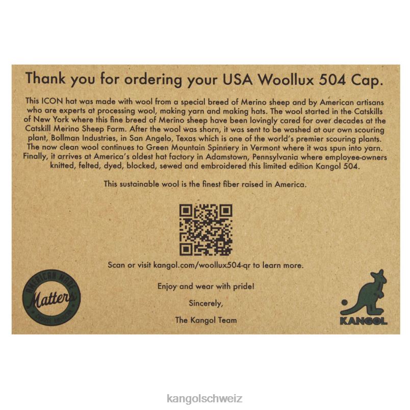 USA Woollux 504 – limitierte Auflage Kangol Zubehör XL4T0113 unisex ultramarin
