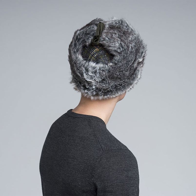 Uschanka aus Wolle Kangol Zubehör XL4T0852 unisex dunkler Flanell