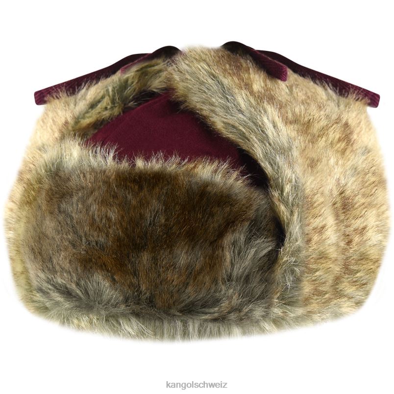 Uschanka aus Wolle Kangol Zubehör XL4T0853 unisex Wein