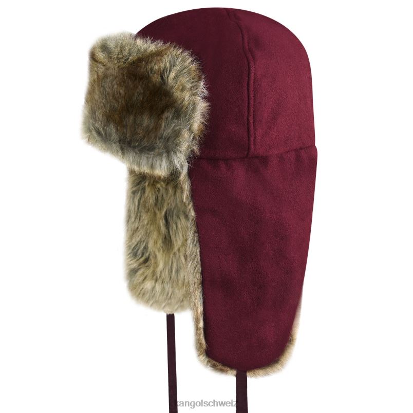 Uschanka aus Wolle Kangol Zubehör XL4T0853 unisex Wein