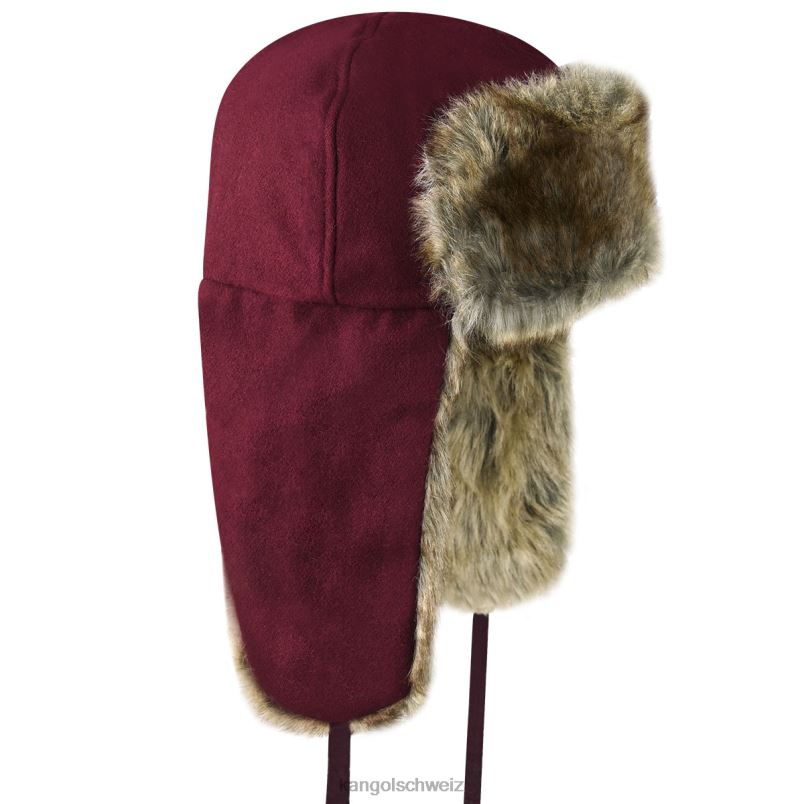 Uschanka aus Wolle Kangol Zubehör XL4T0853 unisex Wein