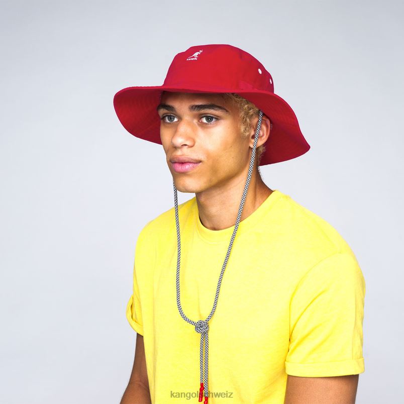 Utility-Cords-Dschungelhut Kangol Zubehör XL4T0501 unisex Rot
