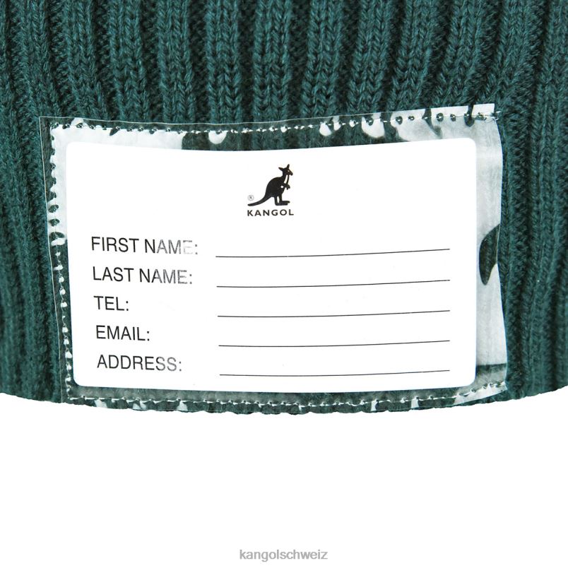 Verstecktes Etikett zum Überziehen Kangol Zubehör XL4T0816 unisex Kiefer