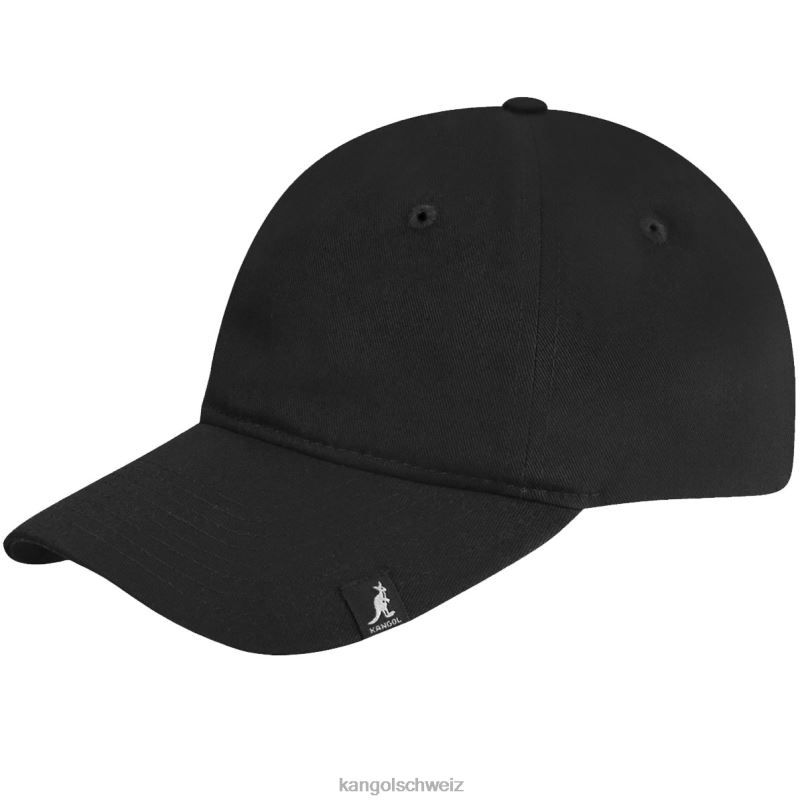 Verstellbarer Baseball aus Baumwolle Kangol Zubehör XL4T0332 unisex Schwarz